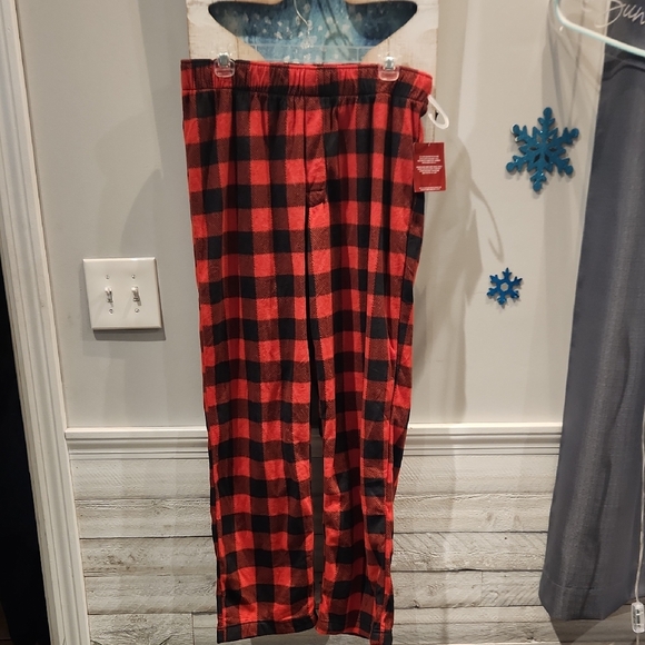 NWT Wondershop Men's Sz M Red & Black Plaid Pajama Pants - Picture 1 of 6